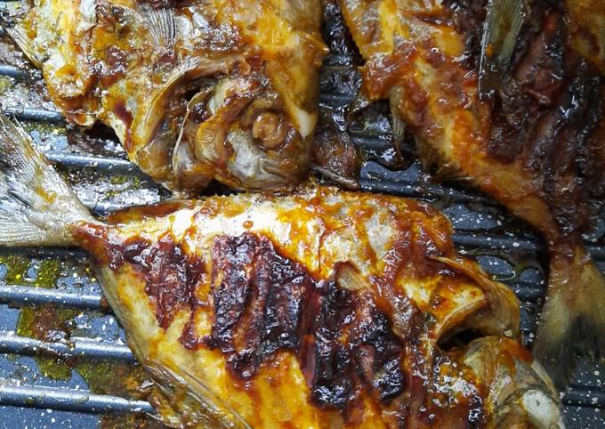 Ikan Bawal Bakar Pedas Manis Sambal Kecap