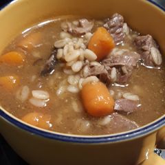 A picture of Beef Barley Soup.