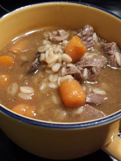 A picture of Beef Barley Soup.