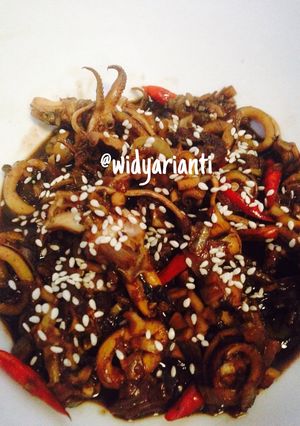 Foto resep Cumi saus Teriyaki