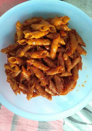 Foto resep Kacang sembunyi pedas manis