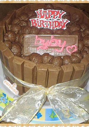 Foto resep Kitkat n koko krunch cake