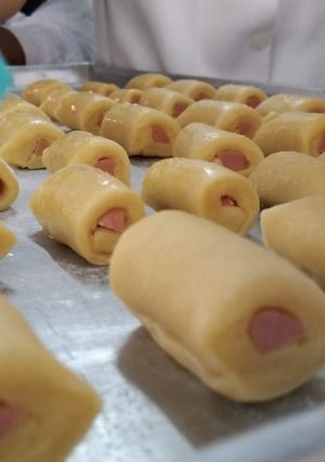Una foto de Enrolladitos de hot dog