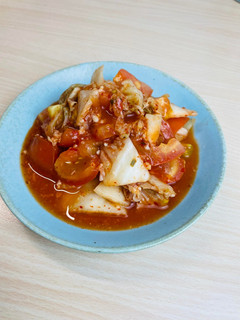 鹽麴番茄泡菜|過熱水蒸氣烤箱微波爐 的食譜成品照片