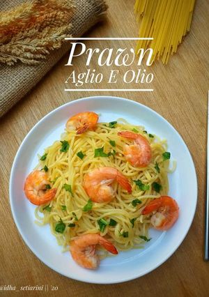 Foto resep Prawn Aglio E Olio