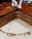 Gluténmentes dobos torta