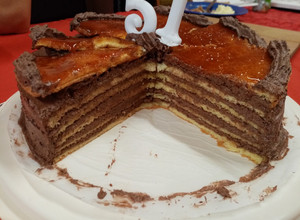 Gluténmentes dobos torta recept fotója