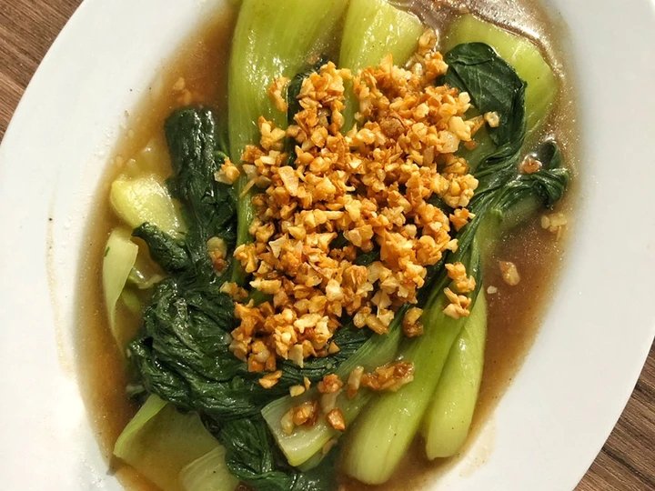 Easy Steps Prepare Recipes Pakcoy Bawang Putih the Can Spoil the Tongue Delicious.