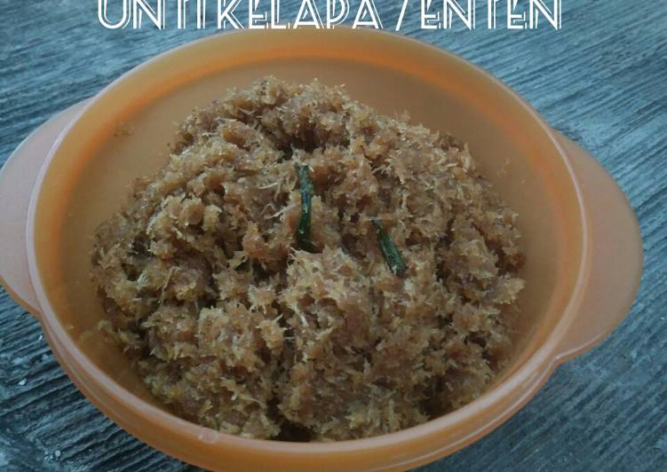 Resep Unti Kelapa / Enten yang Lezat Sekali