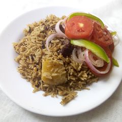 A picture of Beef Pilau.