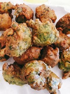 Una foto de Croquetas o buñuelos de acelga fáciles y rápidas
