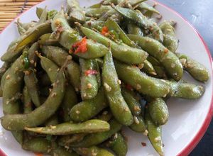 Foto resep Edamame Tumis Lada Garam - Spicy Garlic Fry Edamame