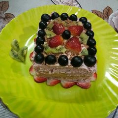 A picture of Bread fruit cake.