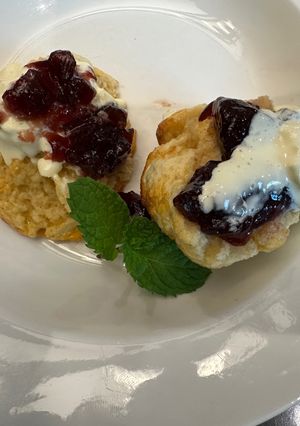 A picture of Worlds Best British Scone - Perfect ! Cream or Jam first :P lol.