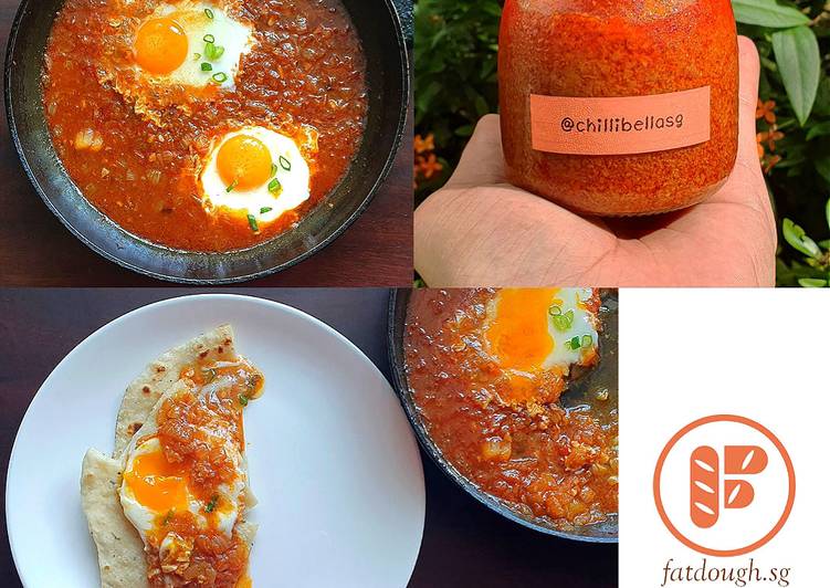 Recipe of Homemade Sambal Poached Eggs | Sambal Telur Pecah