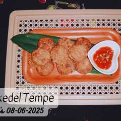 A picture of Perkedel Tempe Ekonomis.