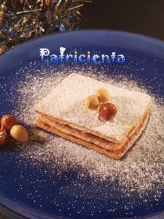 Una foto de Milhojas de avellana