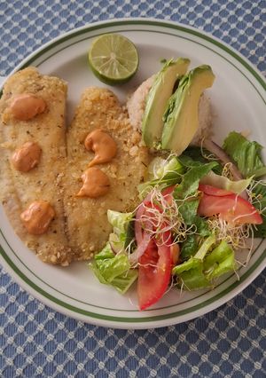 Una foto de Filete de pescado empanizado