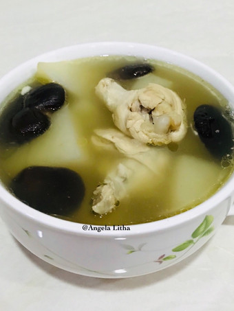 Cara Gampang Menyiapkan Sup jamur,daging ayam dan kohlrabi #taiwan food Rumahan