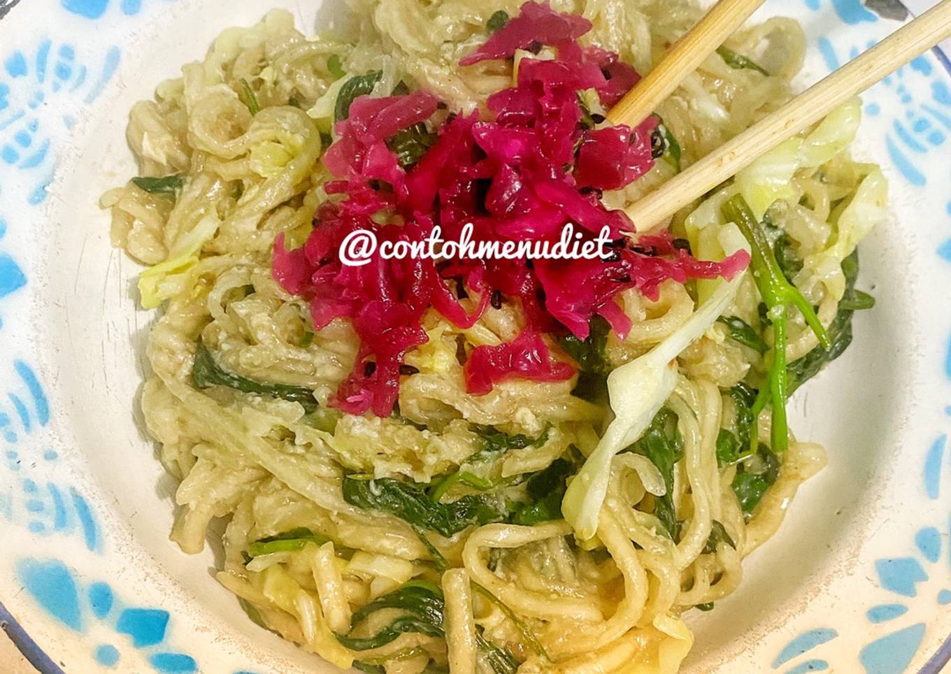 Mi kangkung Gluten Free