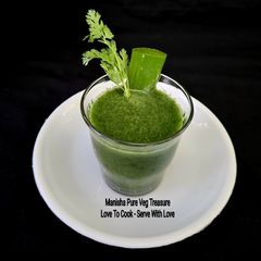 A picture of Aloe Vera Coriander Tangy Detox Juice.