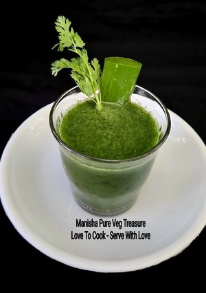 A picture of Aloe Vera Coriander Tangy Detox Juice.