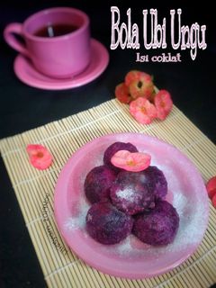 Foto resep Bola Ubi Ungu isi Coklat
