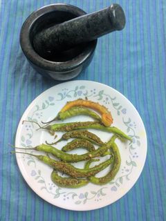 मसाला सांडगी मिरची (masala sandgi mirchi recipe in marathi) रेसिपी चे मुख्य फोटो