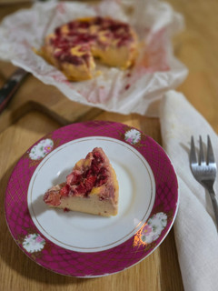 Foto resep Strawberry yoghurt cheese cake #nosugar