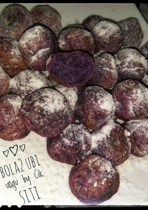 Foto resep Bola2 Ubi Ungu simple
