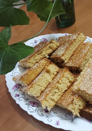 عکسی از دستور کیک تخته ای