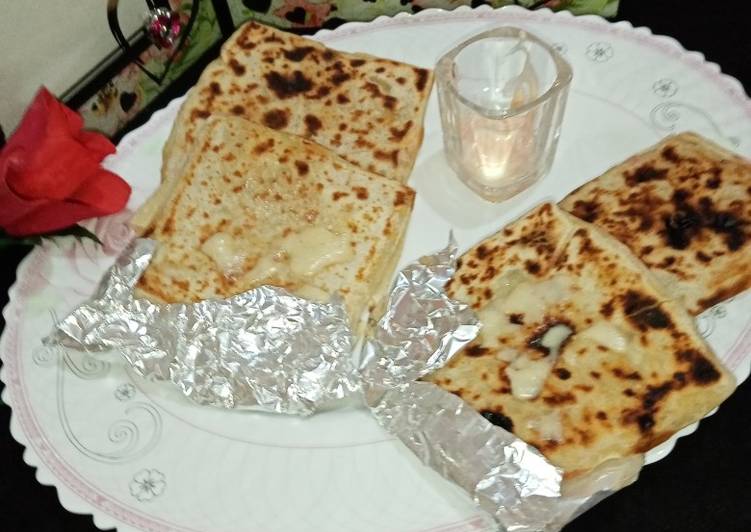Steps to Prepare Ultimate Cheesy Murtabbak(Mutabbaq