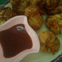 A picture of Potli samosay.
