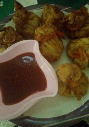 A picture of Potli samosay.