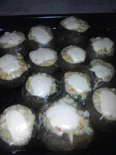Una foto de Zapallitos rellenos