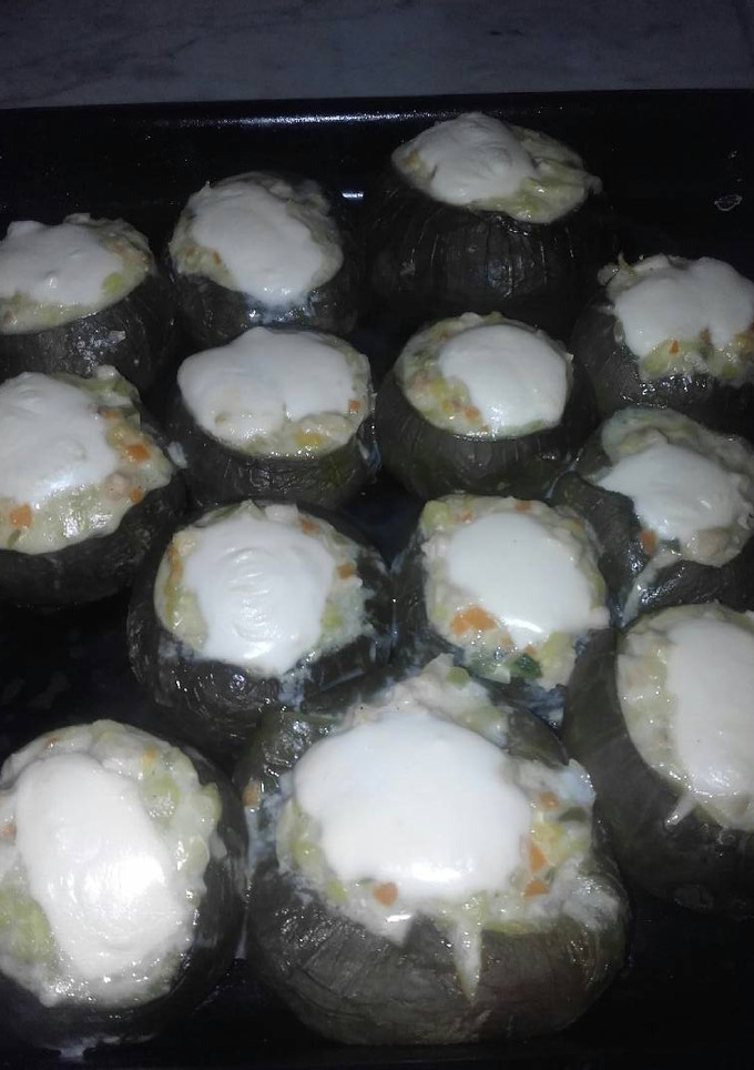 Una foto de Zapallitos rellenos