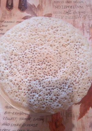 صورة لوصفة بغرير على الطريقه التقليديه