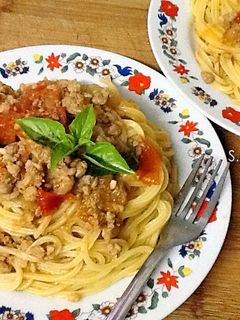 茄汁肉醬義大利麵 的食譜成品照片