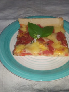 Una foto de Pizza margarita