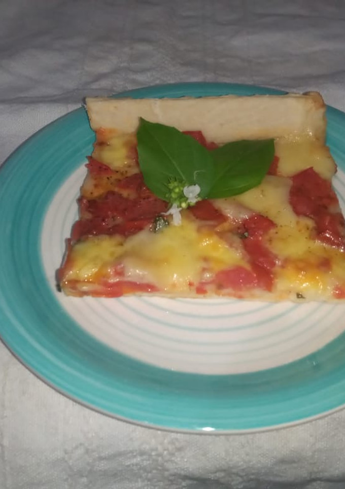 Una foto de Pizza margarita