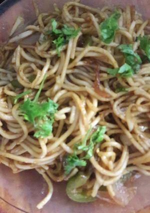 A picture of Hakka Noodles.