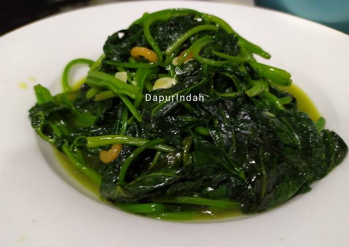 Cara Buat Tumis daun ubi jalar Murah