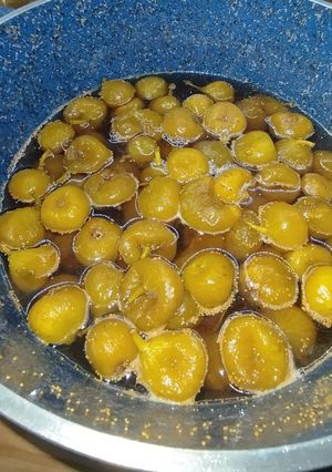 عکسی از دستور مربای انجیر سبز