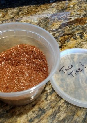 A picture of Bulk Taco Seasoning.
