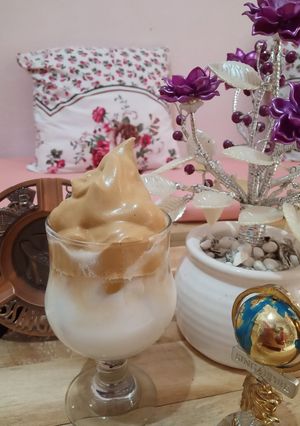 Foto resep Dalgona Coffee tanpa mixer dan tanpa whisk☕🌸