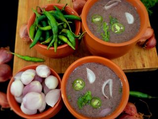 Black rice porridge