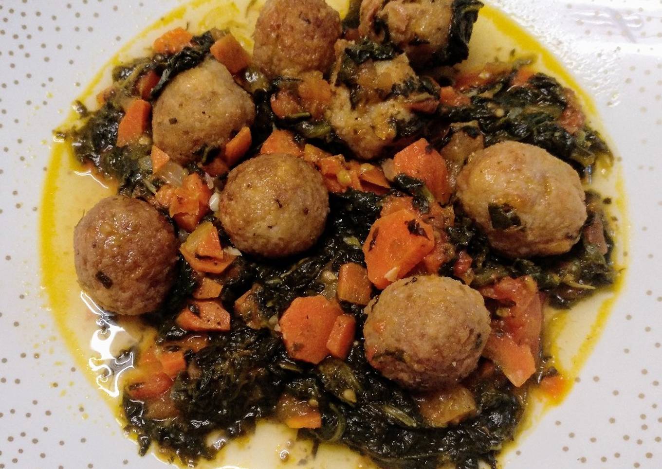 Albóndigas a la jardinera