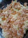 Arroz de Coliflor con Camarones