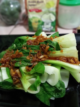 Cara Gampang Menyiapkan Tumis Pokcoy Bawang putih Simpel