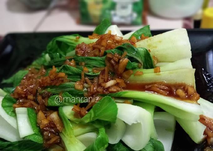 Tumis Pokcoy Bawang putih